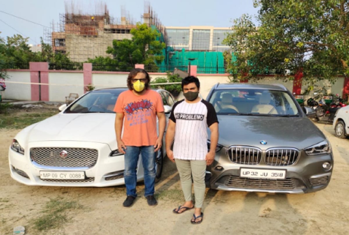 two men arrested for selling luxury cars like jaguar and bmw after fraudulently financing them in lucknow