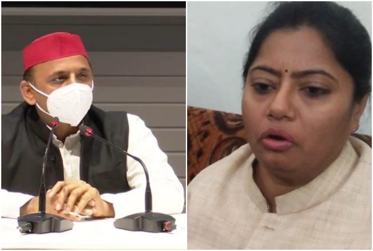 apna dal national vice president pallavi patel meets akhilesh yadav