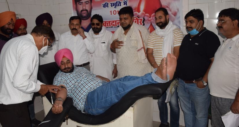 127 unit blood has donated in camp.
