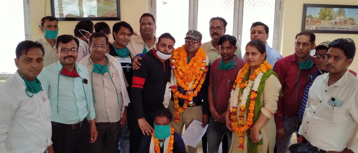 Hathras: Sanjay became the President of Municipal Employees Union