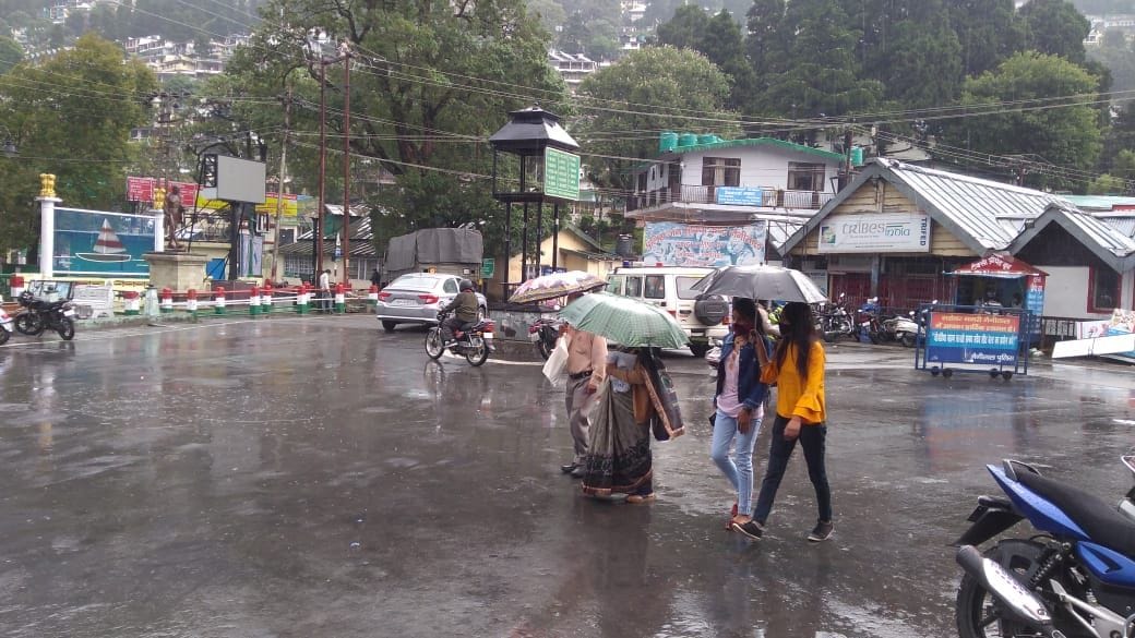 Weather is pleasant due to rain in Nainital
