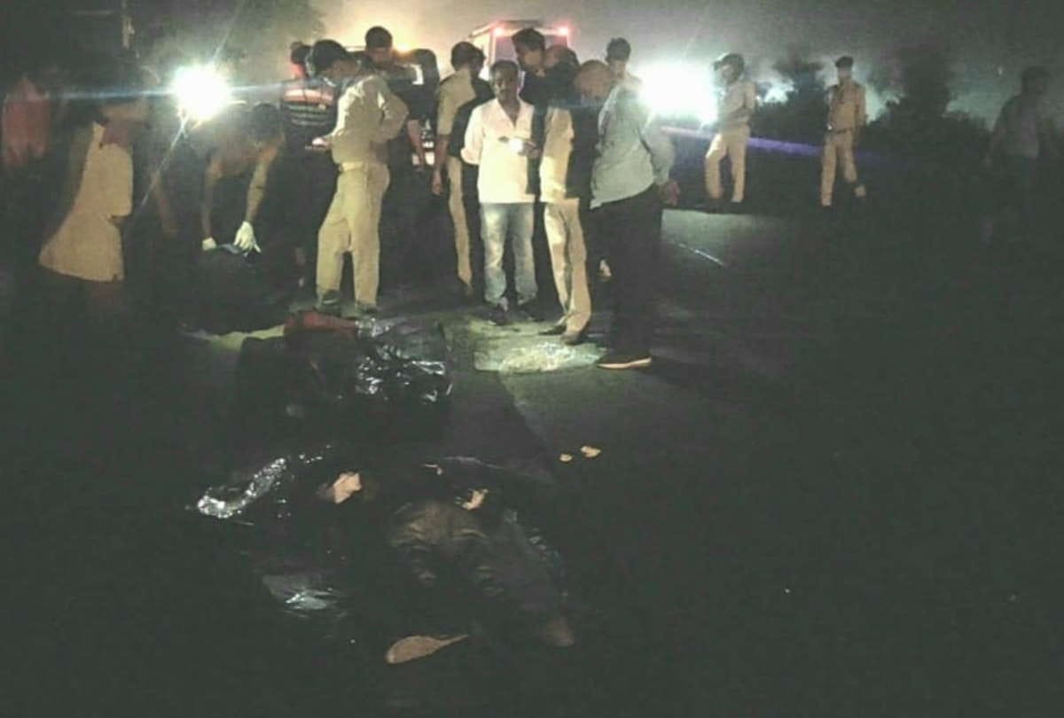 Two young man died in road accident at basti