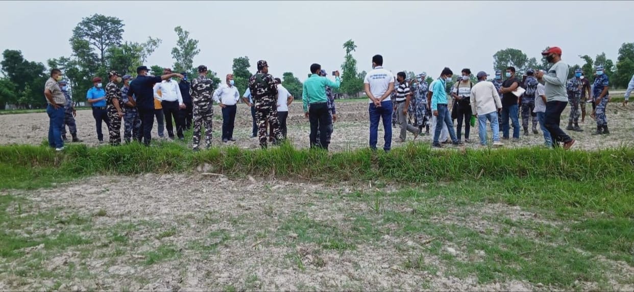 Officials Visits No Mens Land In  Border