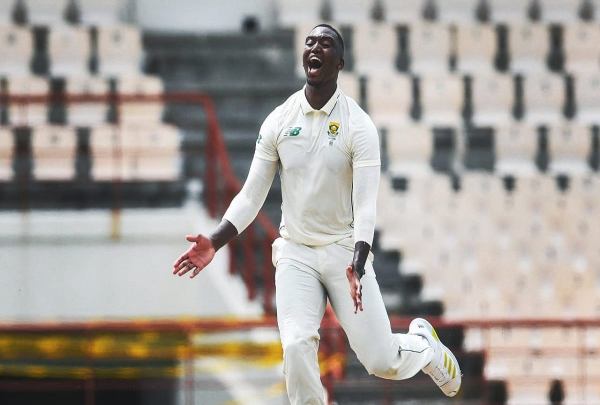 West Indies all out on 97 runs in first Innings against South Africa at St Lucia test Lungi Ngidi took 5 wickets