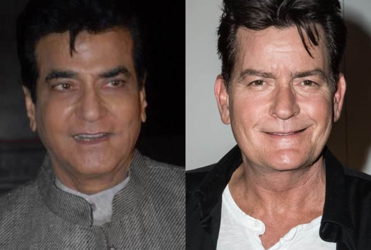 Hollywood Actor Charlie Sheen Looks Like Popular Bollywood Actor Jitendra