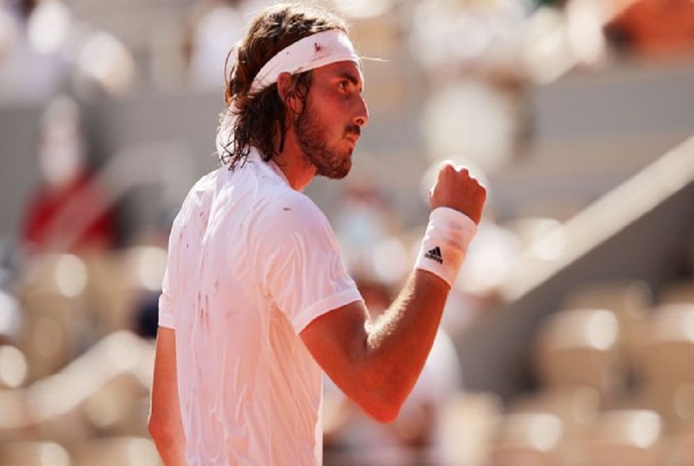 Wimbledon 2021 Frances Tiafoe defeating number four Stefanos Tsitsipas in the first round