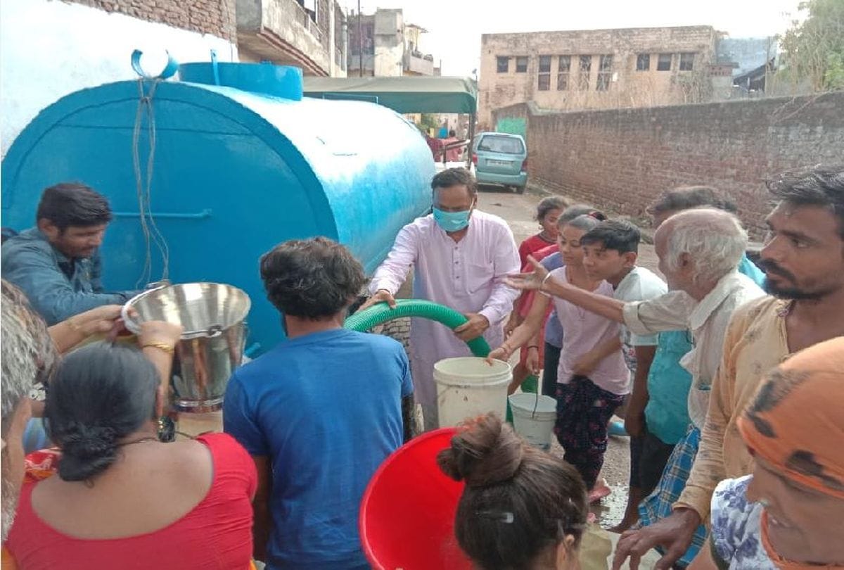 Water Supply Stoped Due To Short Of Gangajal