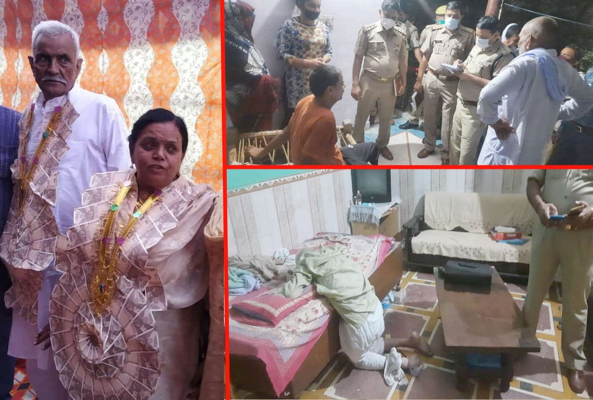 ghaziabad murder Elderly couple murdered after robbery in loni see photos