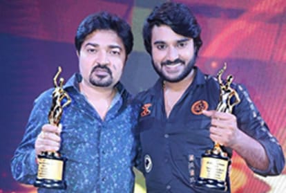 Bhojpuri Director Rajkumar Duo With Actor Son Chintu Pandey In Film Khesari Lal Yadav