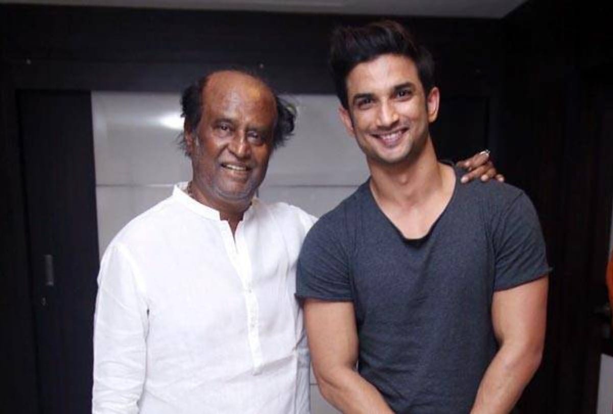 When Sushant Singh Rajput Met With Superstar Rajinikanth Video Goes Viral On Social Media