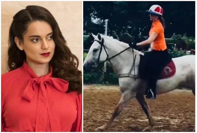 Kangana Ranaut starts her Sunday with a horse riding session, Gets Trolled