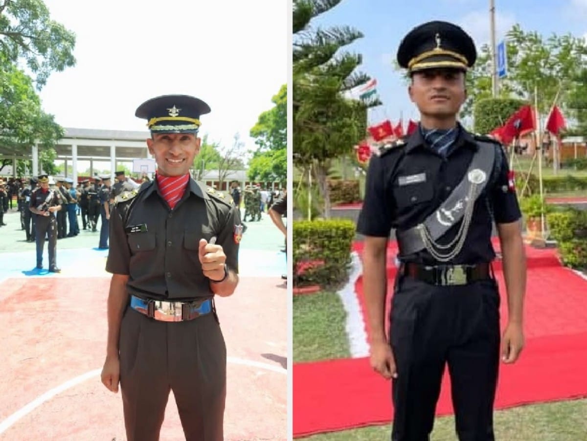 Farmer son Aman Singh became an army officer and mirzapur Abhinav Singh joined army