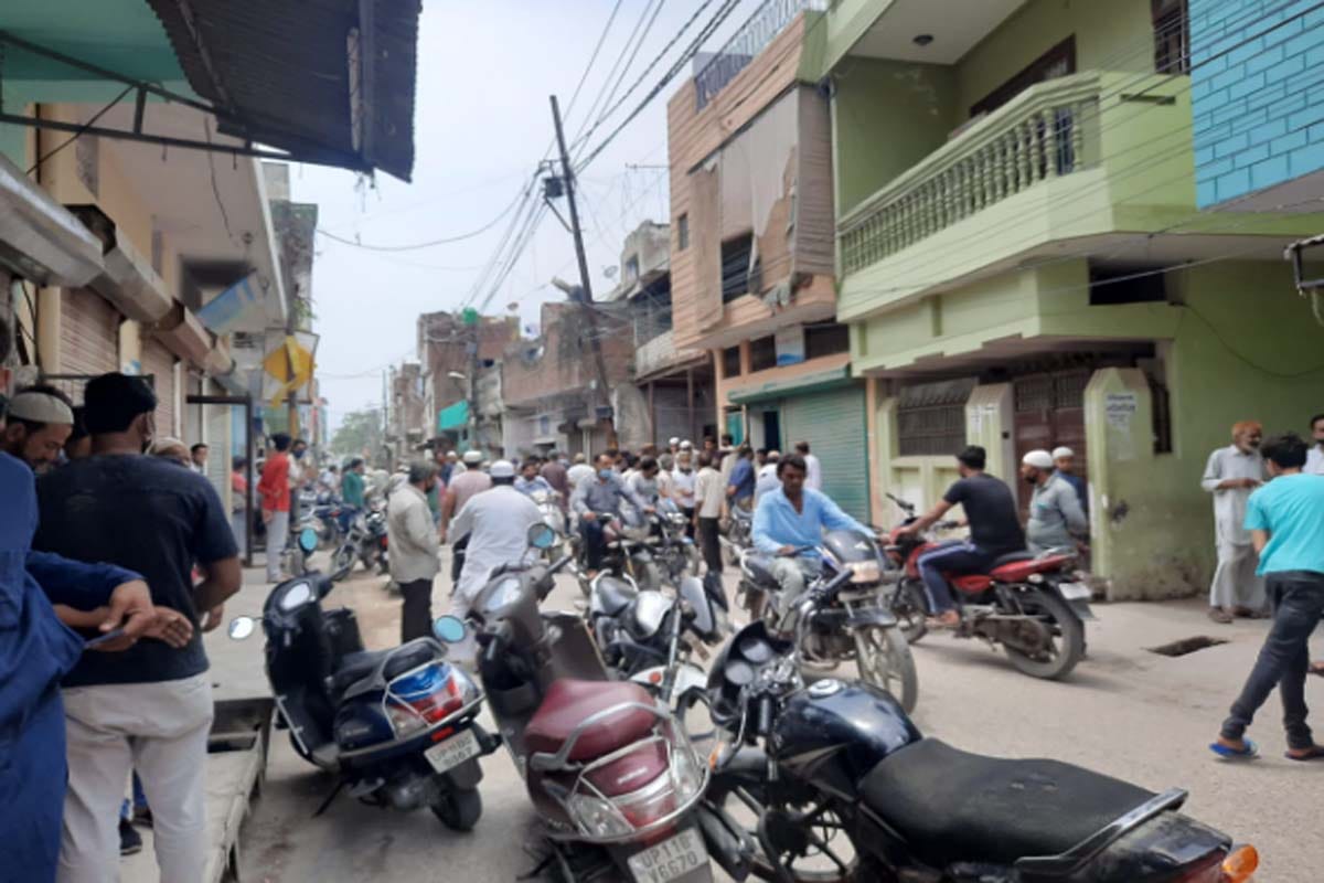 two brother died and two injured in an accident in bijnor