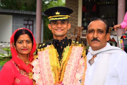 Officers from Himachal Pradesh in indian military academy passing out parade 2021