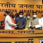 टीडीपी के पूर्व मंत्री राजेंद्र भाजपा में हुए शामिल