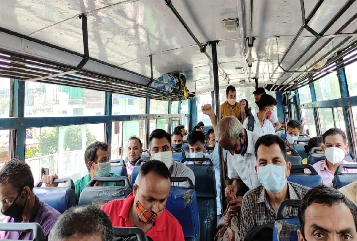 hrtc buses plied on 1226 routes after 38 days between Corona in Himachal