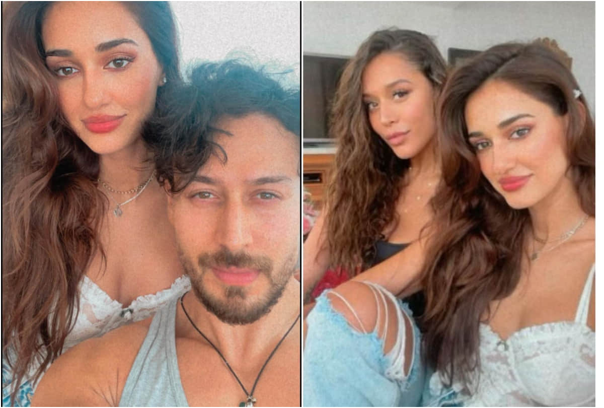 disha patani celebrate birthday with tiger shroff in white lace fabric bodysuit looks super glamorous