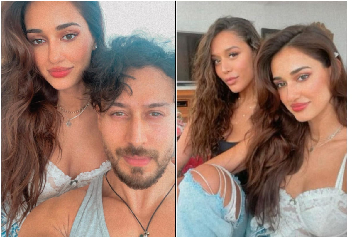 disha patani celebrate birthday with tiger shroff in white lace fabric bodysuit looks super glamorous