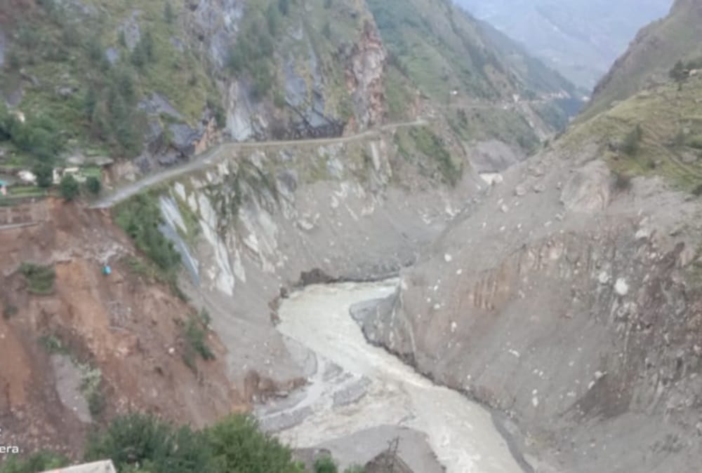 Uttarakhand Weather News: Joshimath malari highway 40 meter highway Destroyed after landslide