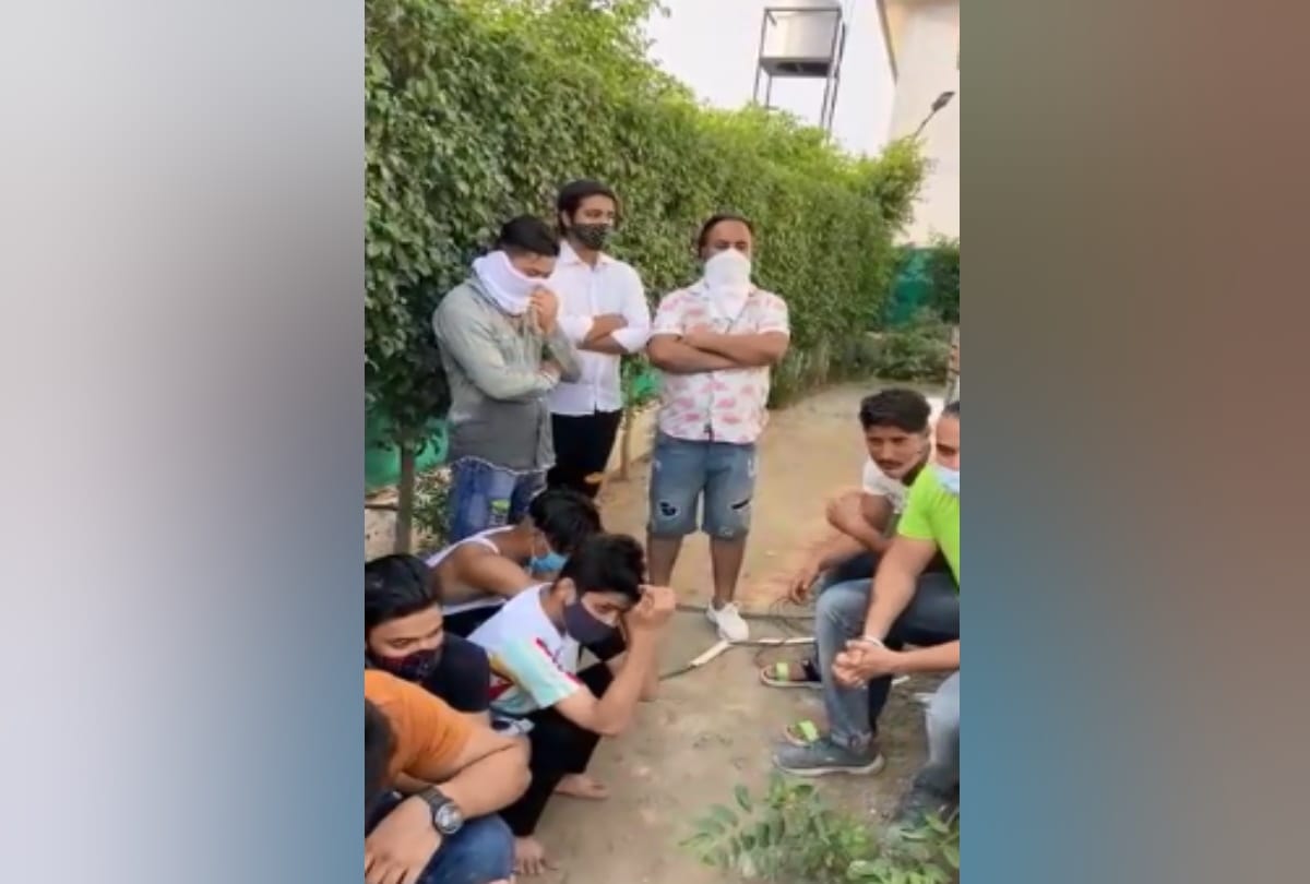 Noida pool party 61 girls and boys arrested for breaking covid protocol see photos