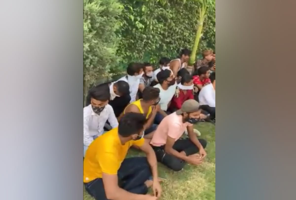 Noida pool party 61 girls and boys arrested for breaking covid protocol see photos