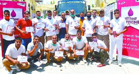 Blood bank battling crisis got 46 units of blood