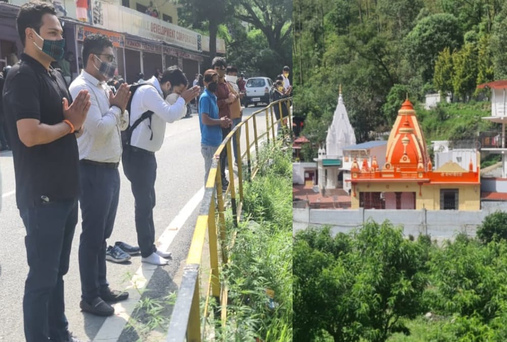 Kainchi Dham Foundation day: Mela Not Held this year and devotees Doing baba Neem karoli Darshan from road photos