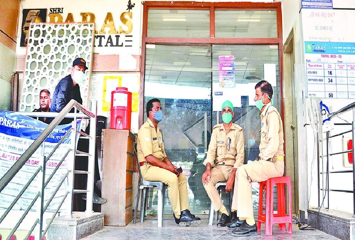 agra paras hospital police investigation stuck on video in Paras Hospital Case