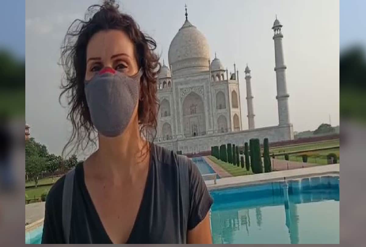 Taj Mahal Open After Two Months Brazil's Melissa Became The First Tourist