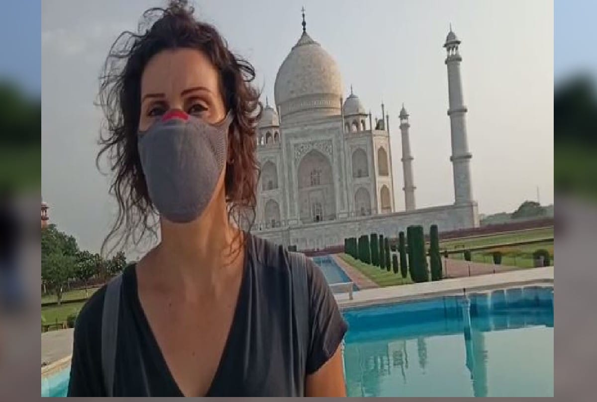 Taj Mahal Open After Two Months Brazil's Melissa Became The First Tourist