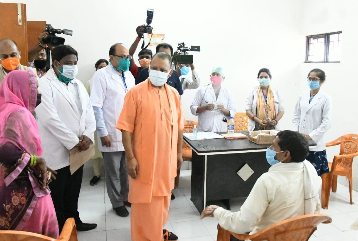 CM Yogi inspects CHC Jungle Kauria in Gorakhpur
