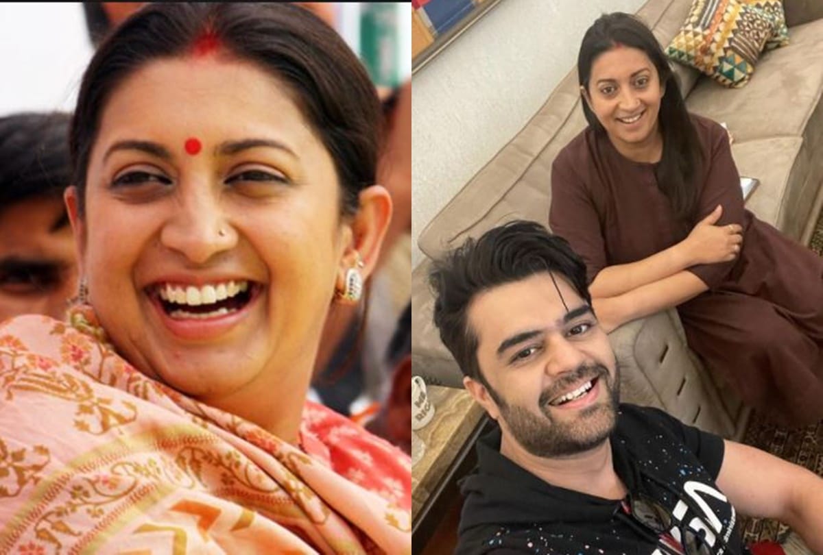 Manish Paul share photo with Smriti Irani fans got shocked to see body transformation