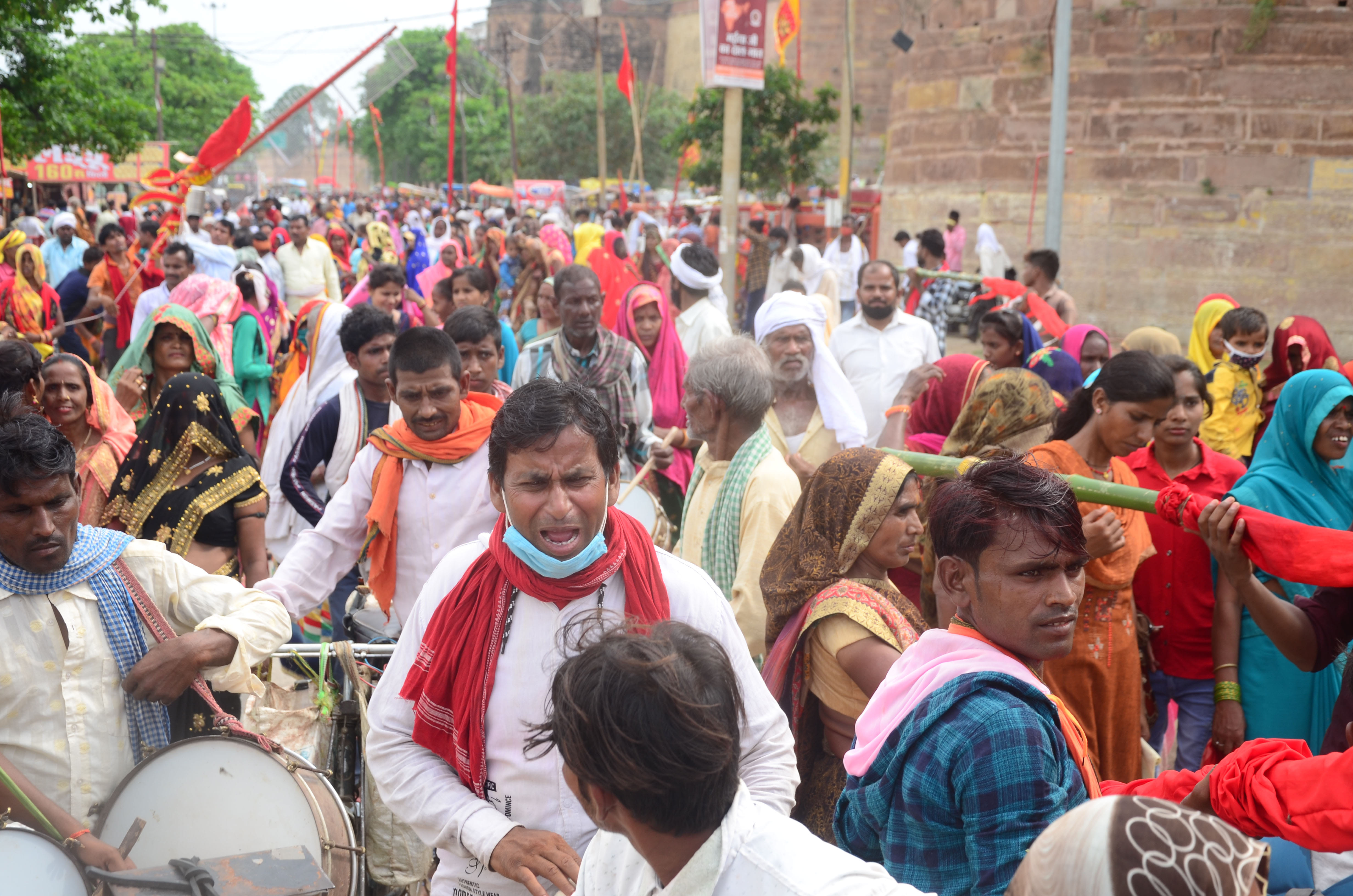 Jyeshtha Mangal: Bajrang Bali's door, echoing cheers