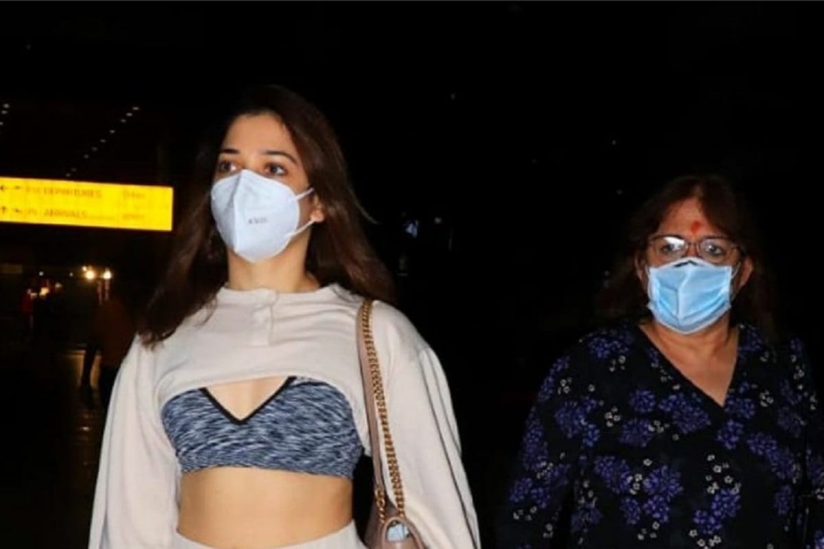 tamannah bhatiya trolled for airport look in hindi