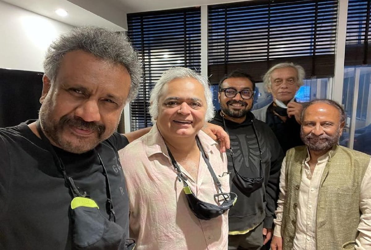 Directors Anubhav Sinha, Hansal Mehta, Anurag Kashyap reunite over 'samosas'