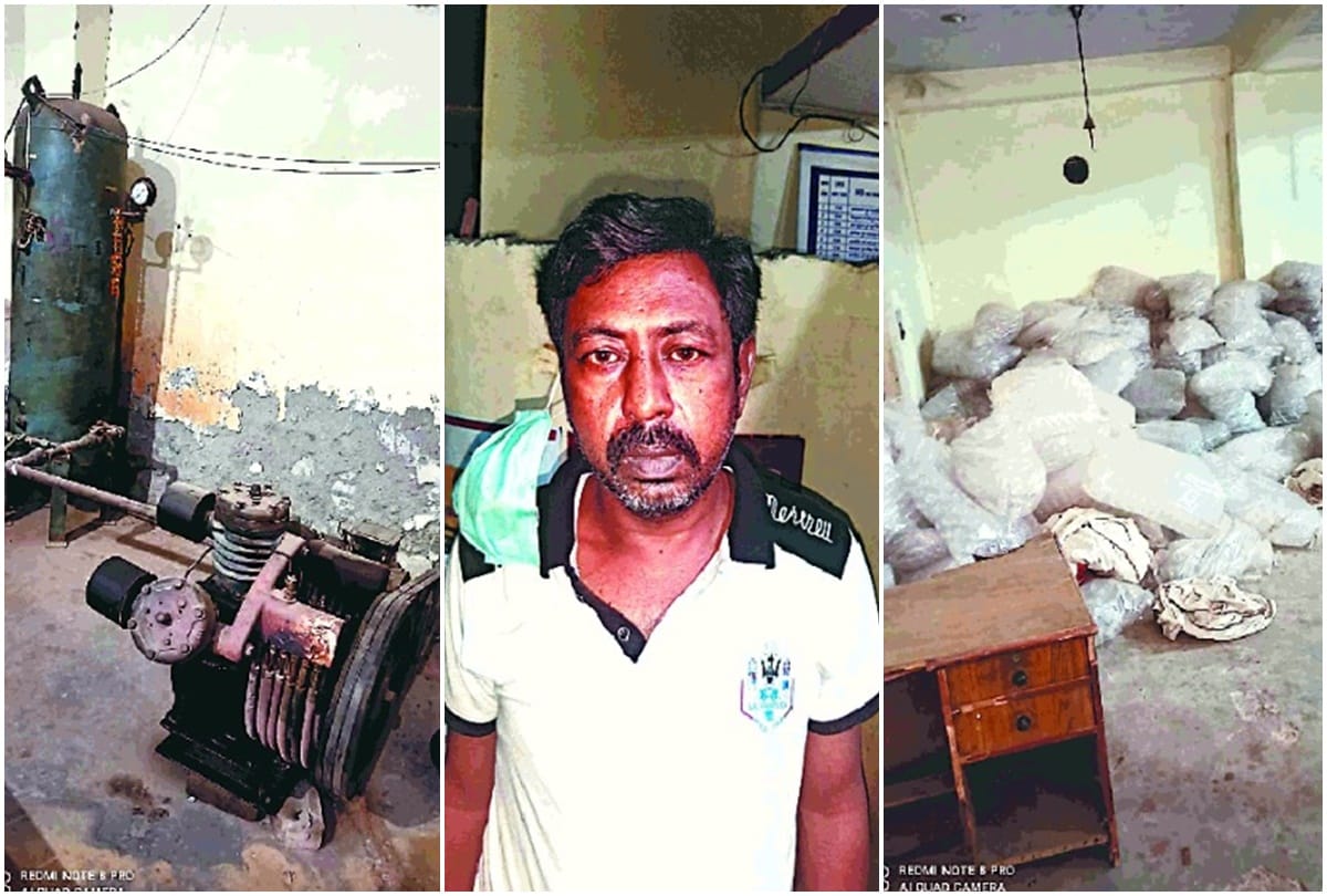 illegal liquor sold in aligarh was made in gurugram police raided at factory