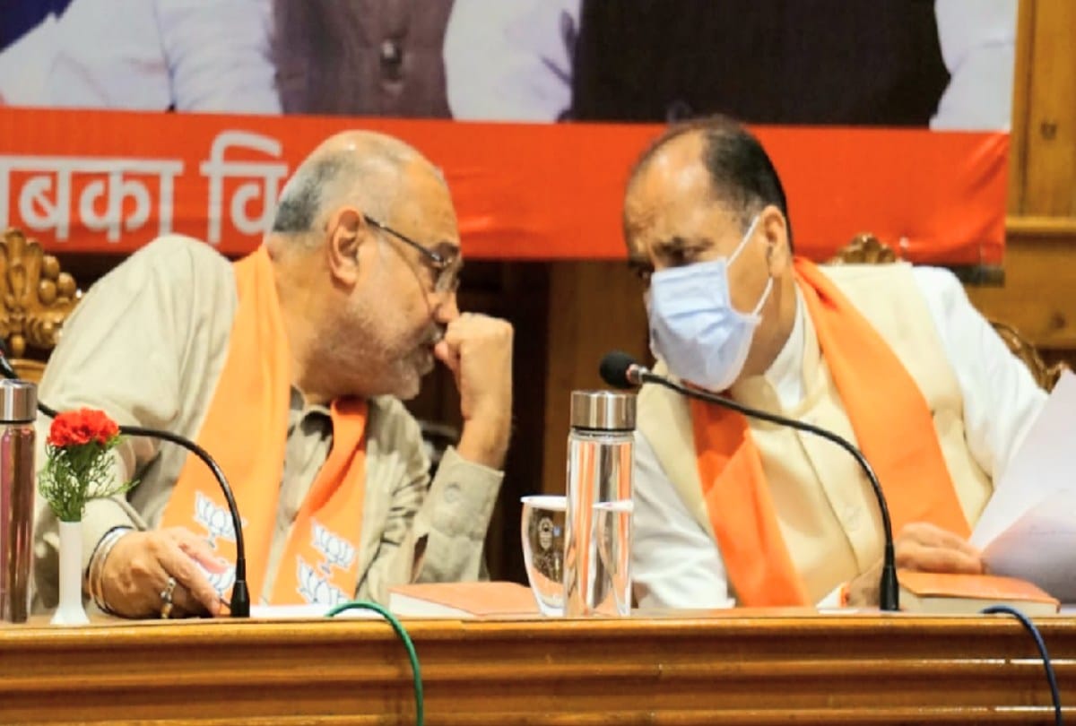 The picture of the tussle of Himachal BJP leaders emerged in front of Saudan