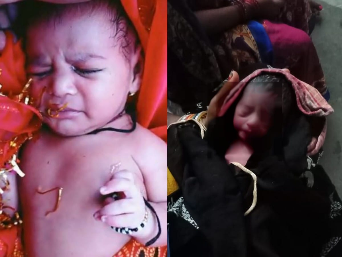 Child found continuously in ghazipur one more baby girl found another baby found in azamgarh