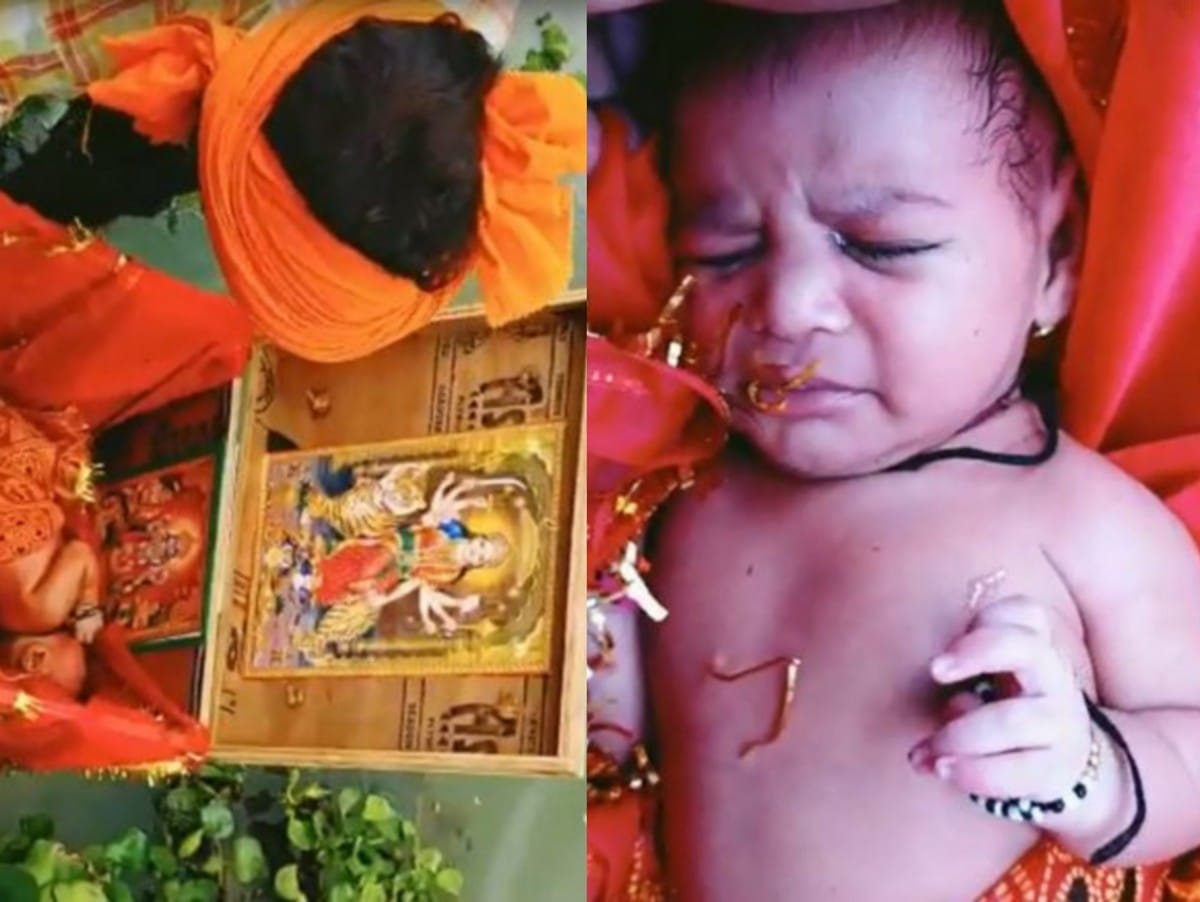 A letter to their unknown parents of baby girl found in ganga in ghazipur