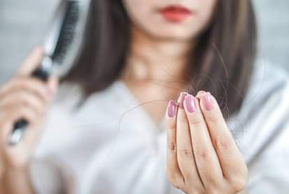 Balayam yoga asana relieves the problem of hair loss