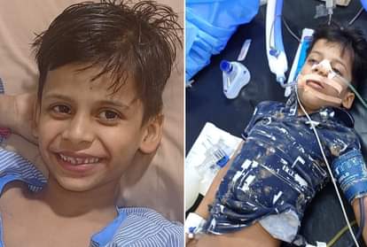 सात वर्षीय कुनाल।