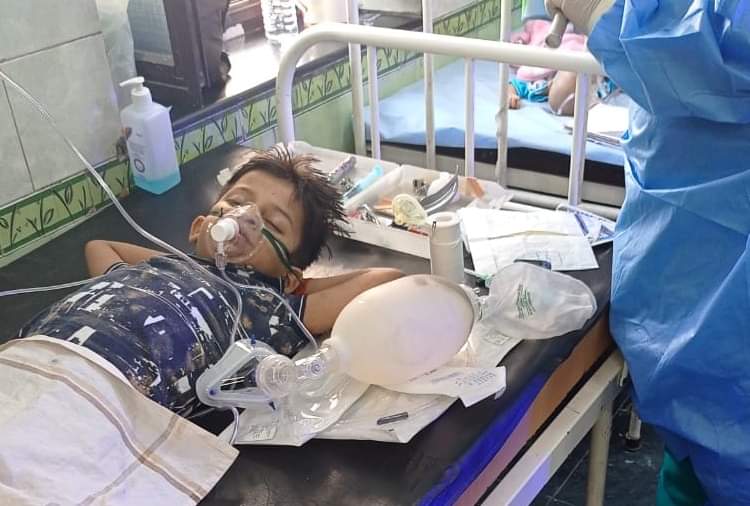 Seven year old child started breathing when When relatives were preparing for the funeral in Bahadurgarh