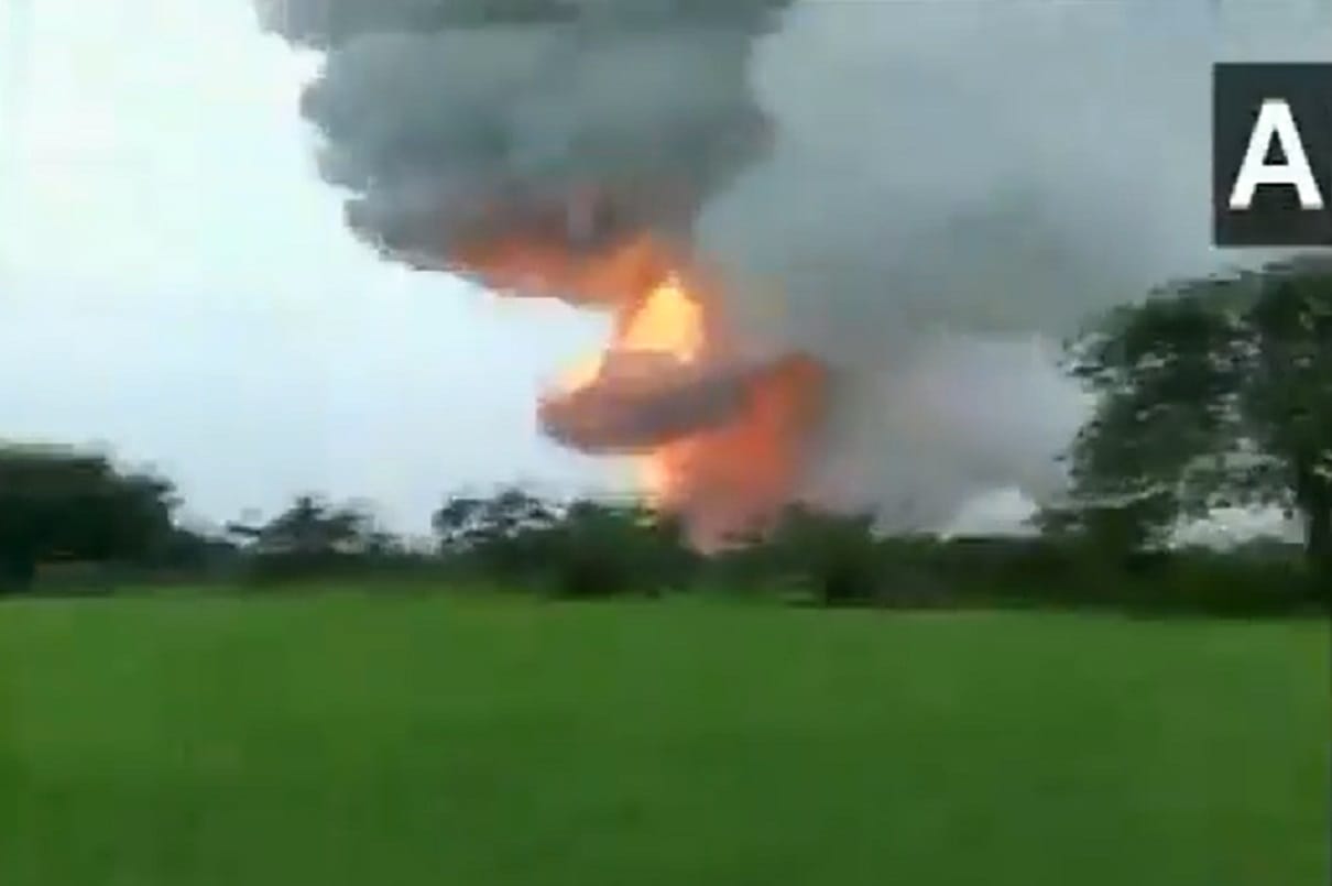 An Explosion In Crackers Factory Dahanu in Palgarh Maharashtra