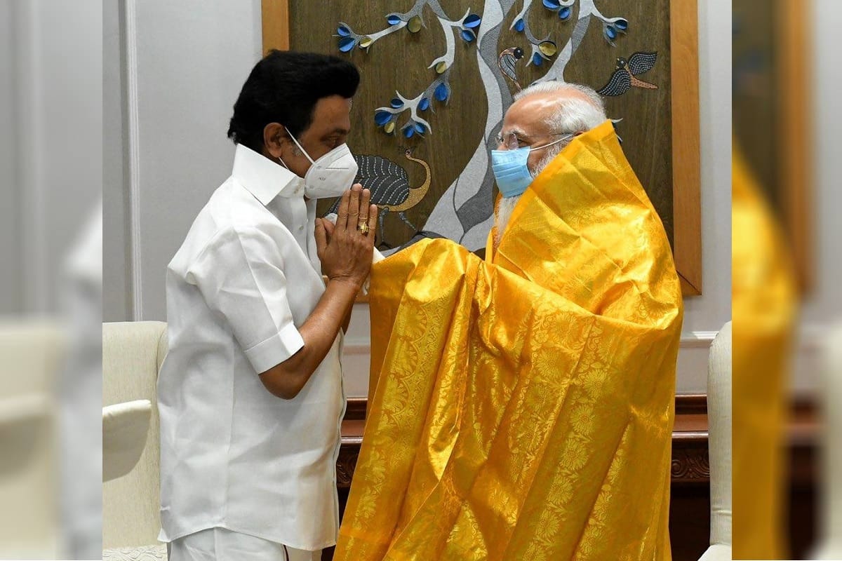 Tamil Nadu CM MK Stalin meets PM Modi submits memorandum of 25 demands