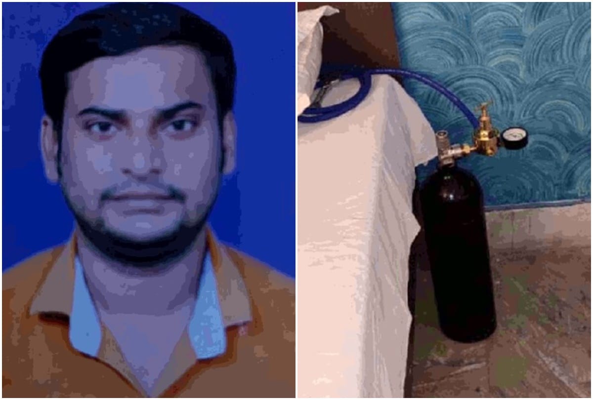 man commits suicide by wearing nitrogen gas mask in noida