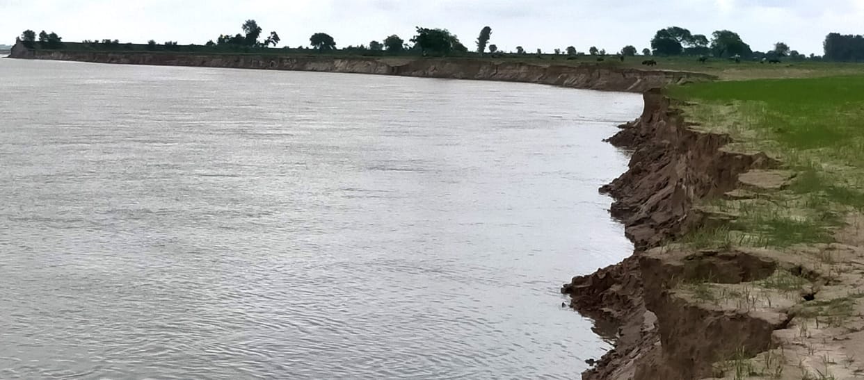 Ghaghra touched the gauge for the first time in the month of June