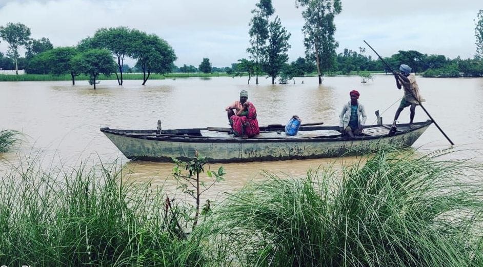 Villagers shocked by Rapti's harvesting, farm submerged