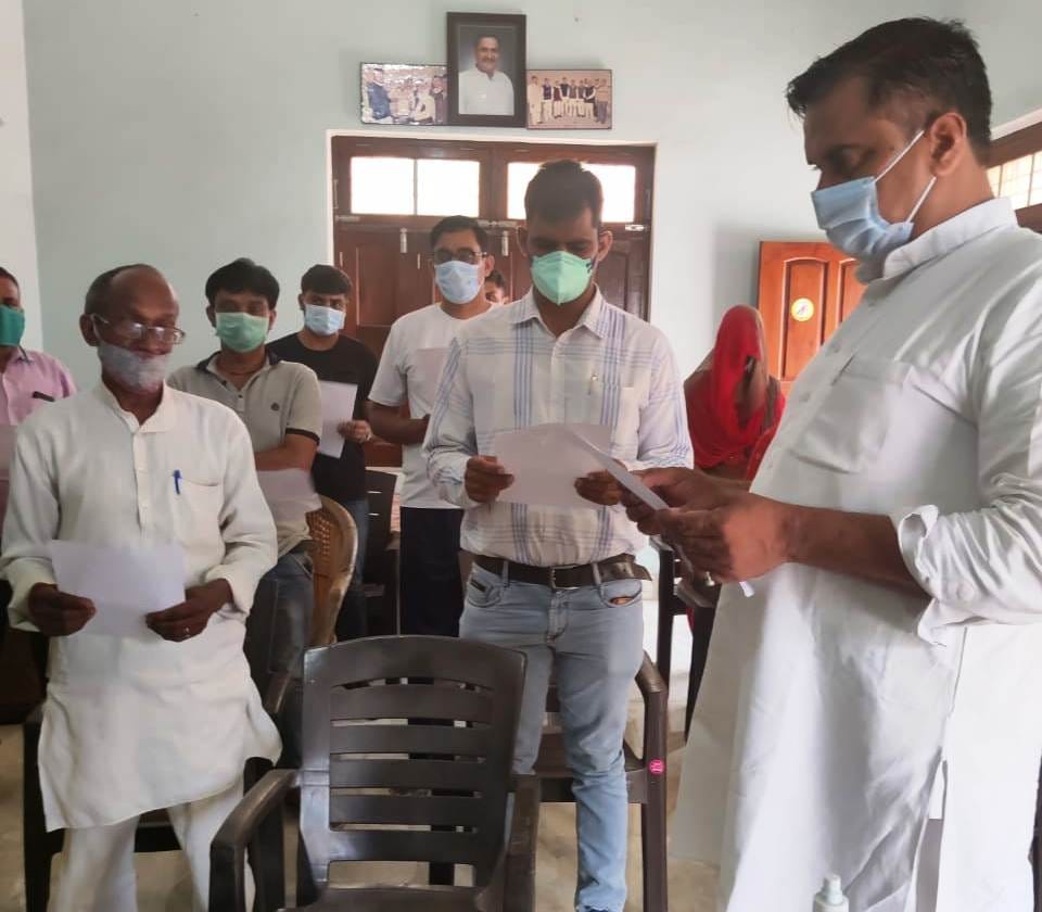15 pradhans and 213 gram panchayat members took oath