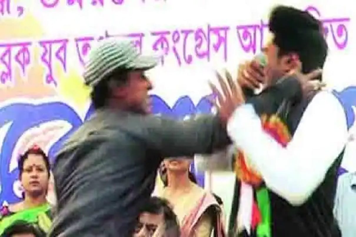 Bjp leader devasish acharya who slapped abhishek banerjee dies mysteriously condition in bengal
