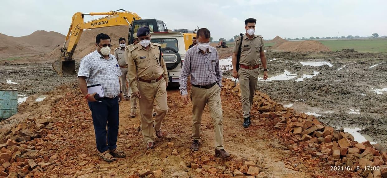 police,SDM,FIR,river,challan